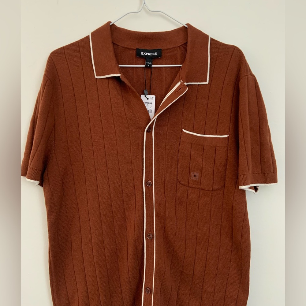 Express 70’s Style Button Down Shirt